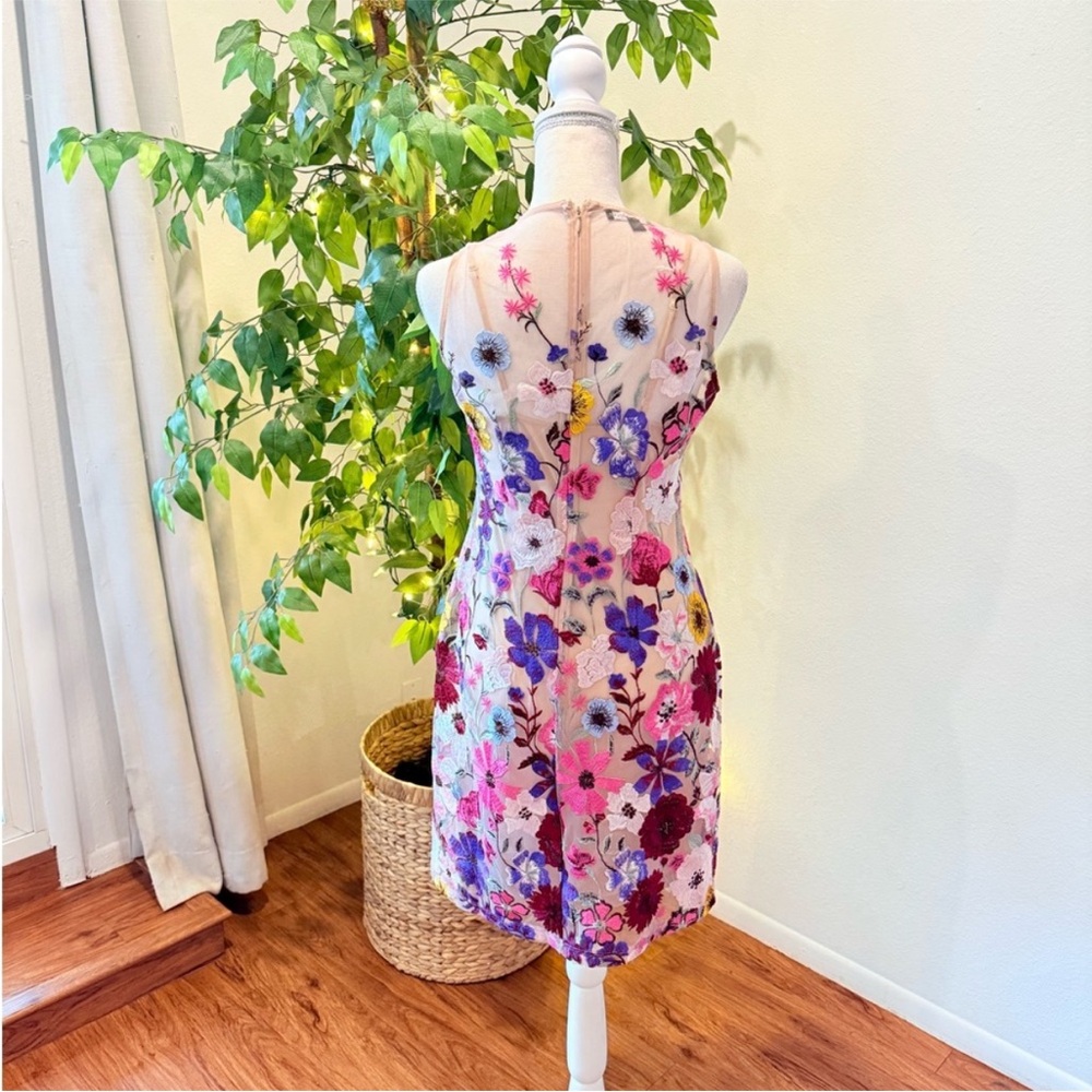 NWOT | Boston Proper | Multicolor Floral Midi Dress | Size 6 - Picture 5 of 9